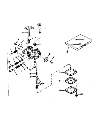 Carburetor no. 630894 (power product)
