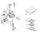 Craftsman 143521071 carburetor no. 630894 (power products) diagram
