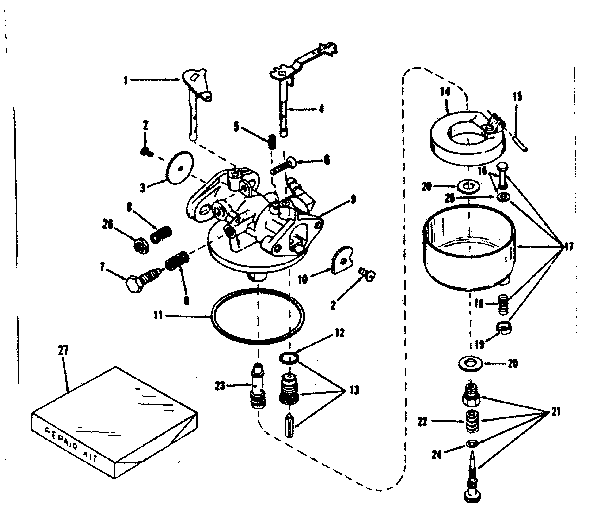 CARBURETOR NO. 630905