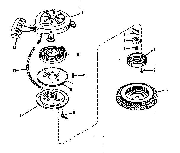 REWIND STARTER NO. 590358