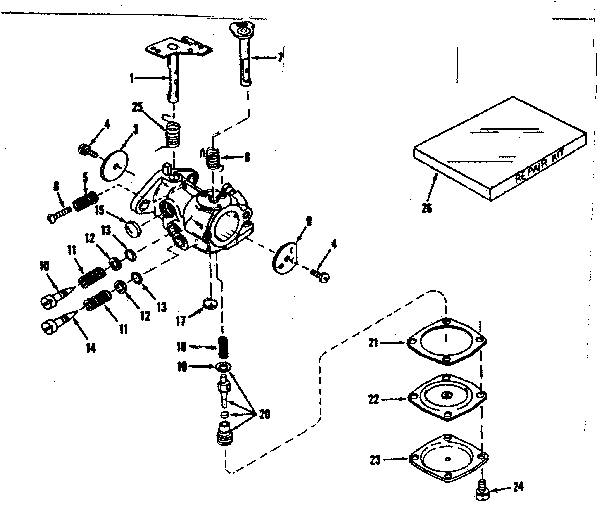 Carburetor no. 630894 (power product)