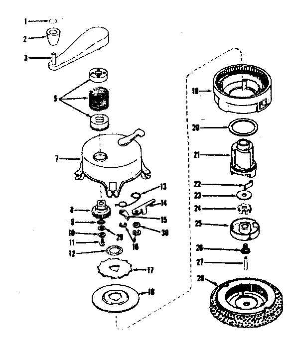 No-pull starter no. 29711