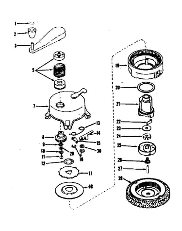 No-pull starter no. 29711