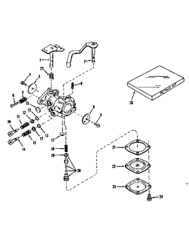 Carburetor no. 630912