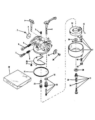 Carburetor no. 630945