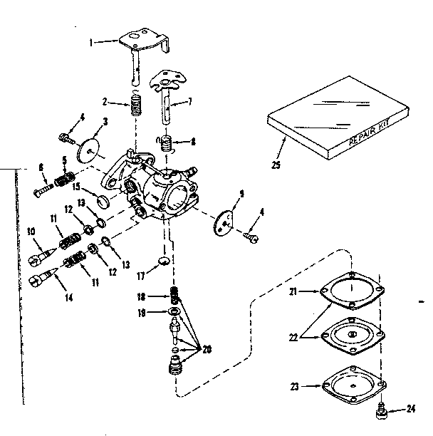 Carburetor no. 630989