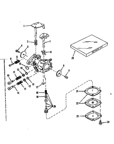 Carburetor no. 630989