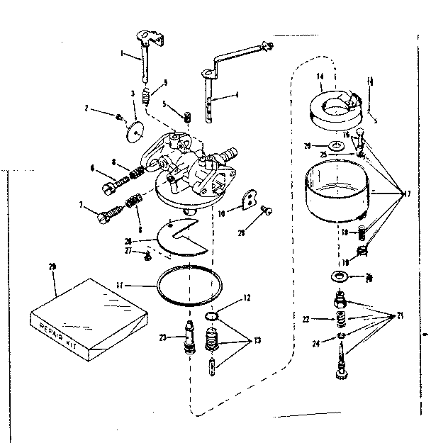 CARBURETOR NO. 630968