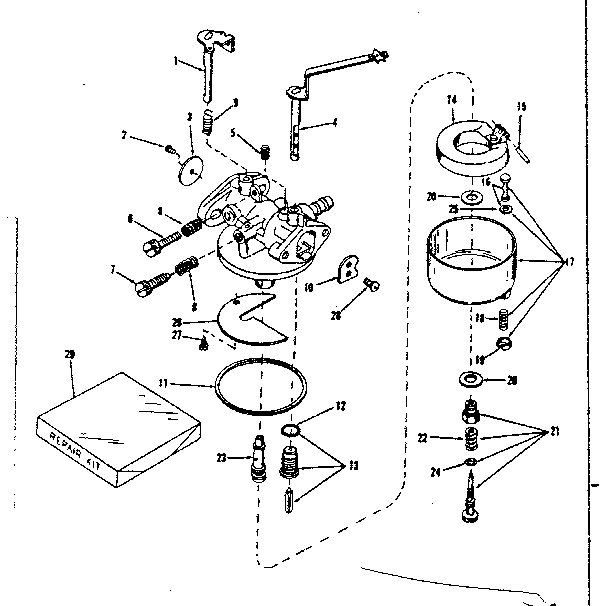 CARBURETOR NO. 630968