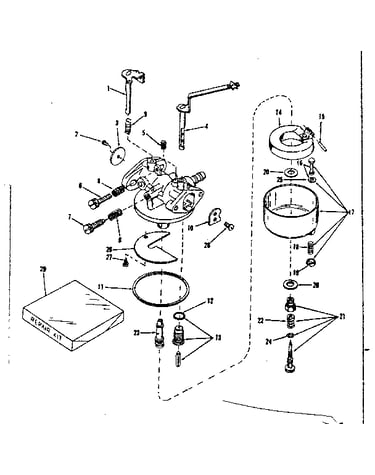 Carburetor no. 630968