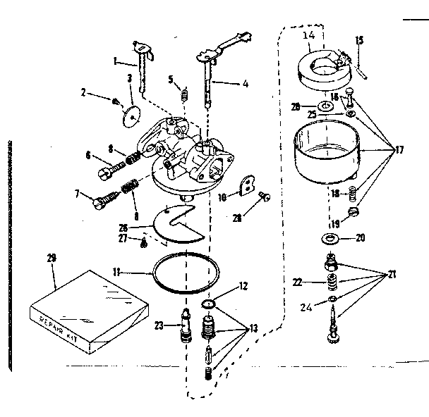 CARBURETOR NO. 630985