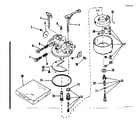 Craftsman 143535012 carburetor no. 630985 diagram