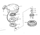 Craftsman 143535012 rewind starter no. 28319 diagram