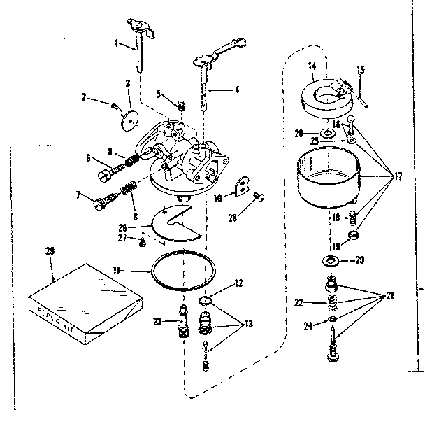 CARBURETOR NO. 630985