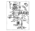Briggs & Stratton 300420 TO 300425 (0510 - 0518) replacement parts diagram