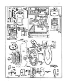 Carburetor assembly, fuel tank, and blower housing