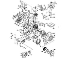 Tecumseh H50-65166K basic engine diagram