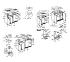 Kenmore 58724110 cabinet parts diagram