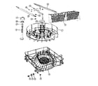 Kenmore 58764080 rack assemblies diagram