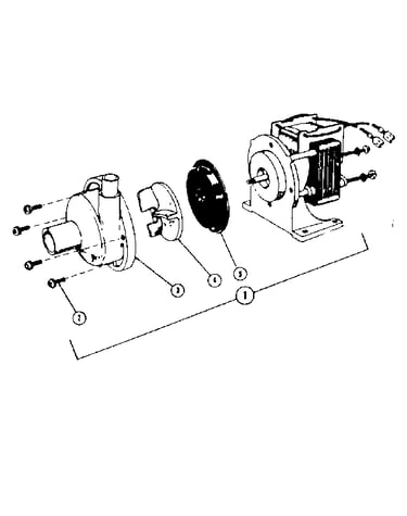 803880 pump & motor assembly