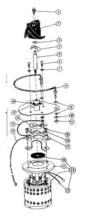 Motor, heater, and impeller details