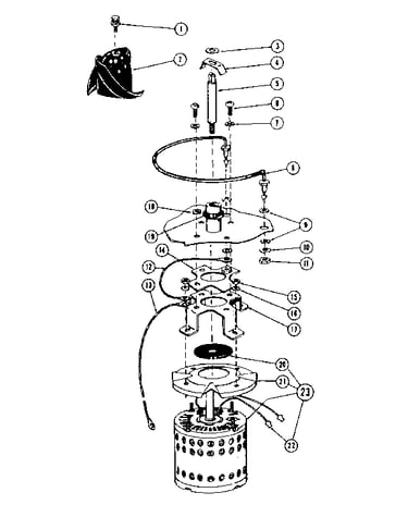 Motor, heater, and impeller details