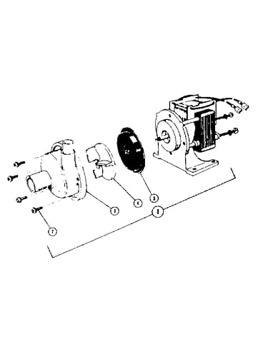 Pump & motor assembly