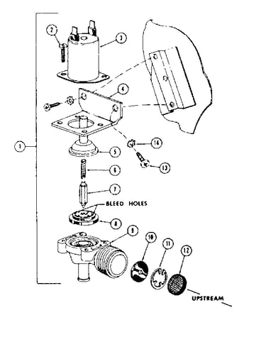 Water inlet valve assembly