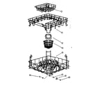 Kenmore 5876450 rack assembly diagram