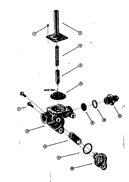 WATER INLET VALVE ASSEMBLY