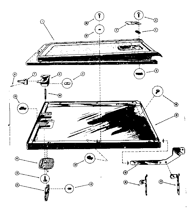 DISHWASHER DOOR ASSEMBLY