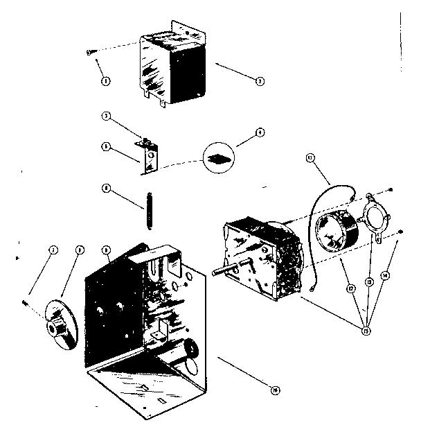 TIMER AND BRACKET ASSEMBLY