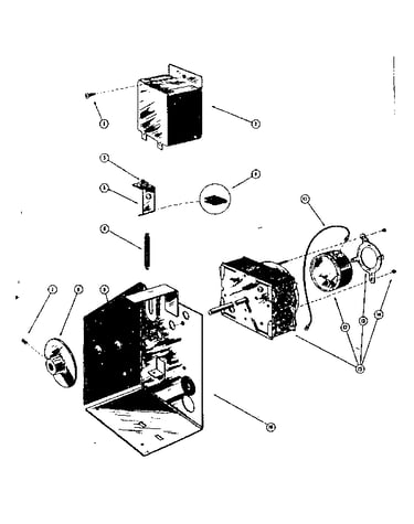 Timer and bracket assembly