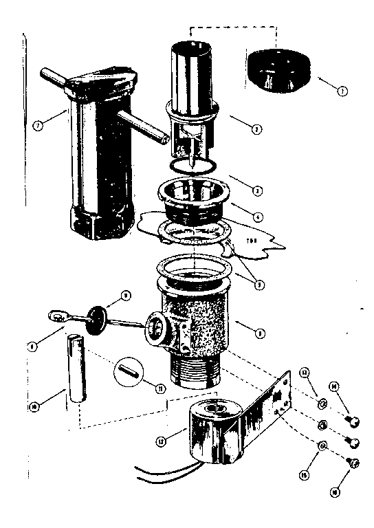 DRAIN VALVE AND OVERFLOW ASSEMBLY