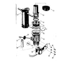 Kenmore 5876450 drain valve and overflow assembly diagram