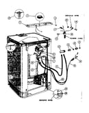 Electrical water inlet and drain connections