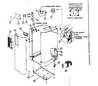 Kenmore 58764790 frame and switch assembly diagram
