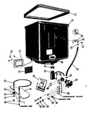 Tub, heater and pump drainage system