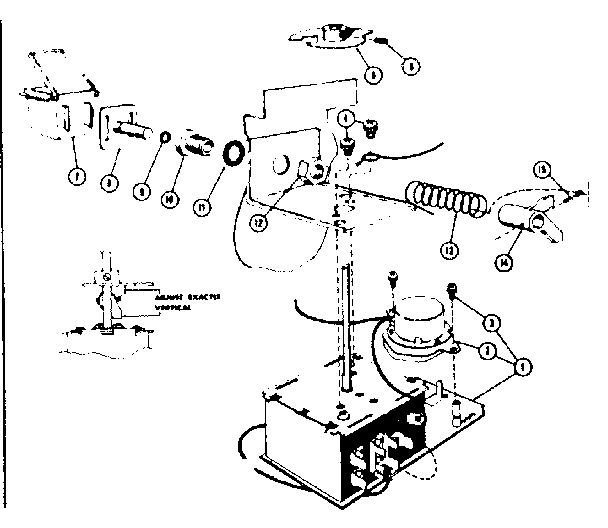 Timer and detergent dispenser assembly