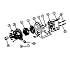 Kenmore 58764800 pump and motor assembly diagram