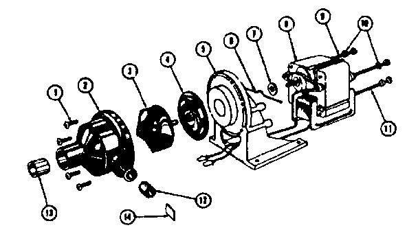 Pump and motor assembly