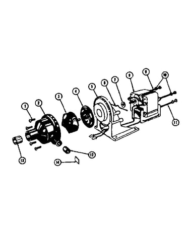 Pump and motor assembly