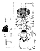 Motor and impeller assembly