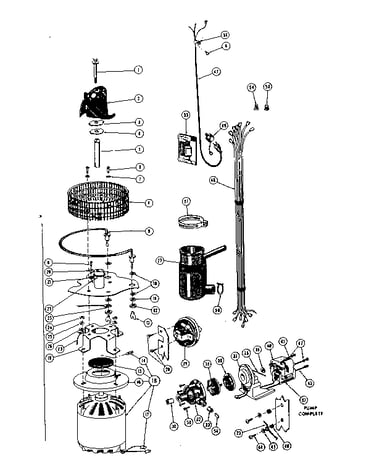 Motor, pump and heater details