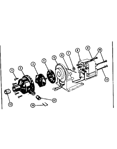 Pump and motor assembly