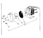 Kenmore 58765500 pump and motor assembly diagram