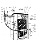 Electrical water inlet and drain connections