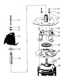 Motor and impeller assembly