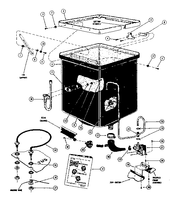 Tub, heater & pump drainage system