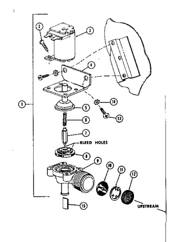 803773 water inlet valve assembly